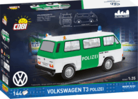 Cobi 24637 Volkswagen T3 rendőrautó 144 darabos műanyag makett 1:35