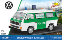 Cobi 24637 Volkswagen T3 rendőrautó 144 darabos műanyag makett 1:35