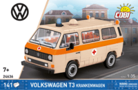 Cobi 24636 Volkswagen T3 Mantőautó 141 darabos műanyag makett 1:35