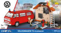 Cobi 24635 Volkswagen T3 Tűzoltóautó figurával 238 darabos építőjáték