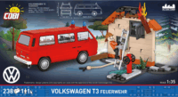 Cobi 24635 Volkswagen T3 Tűzoltóautó figurával 238 darabos építőjáték