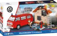 Cobi 24635 Volkswagen T3 Tűzoltóautó figurával 238 darabos építőjáték
