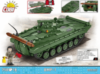 Cobi 2631 BMP-1 Tank figurával 758 darabos építőjáték