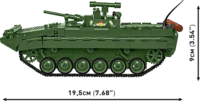 Cobi 2631 BMP-1 Tank figurával 758 darabos építőjáték