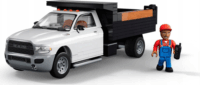 Cobi 24659 RAM 3500 Dump Truck Teherautó figurával 296 darabos építőjáték