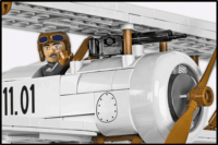 Cobi 2998 Nieuport 17 C.1 Repülőgép pilóta figurával 274 darabos építőjáték