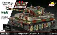 Cobi 2807 Panzerkampfwagen VI Tiger Ausf. E Executive Edition Tank 8000 darabos műanyag makett 1:12