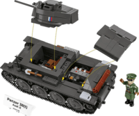 Cobi 2666 Panzer 38(t) / (ČKD) LT vz.38 Tank figurával 690 darabos építőjáték