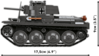 Cobi 2666 Panzer 38(t) / (ČKD) LT vz.38 Tank figurával 690 darabos építőjáték