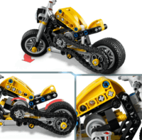 LEGO 42225 Technic - Sárga Motorkerékpár