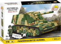 Cobi 2663 Panzerhaubitze Hummel (Sd.Kfz.165) Tank 2 figurával 1118 darabos építőjáték