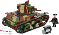 Cobi 2661 Light Tank 7TP Tank 1 figurával 669 darabos építőjáték