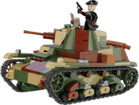 Cobi 2661 Light Tank 7TP Tank 1 figurával 669 darabos építőjáték