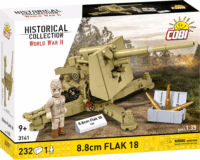 Cobi 3141 8.8 cm Flak 18 Légvédelmi ágyú figurával 232 darabos építőjáték