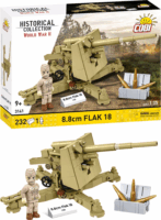 Cobi 3141 8.8 cm Flak 18 Légvédelmi ágyú figurával 232 darabos építőjáték