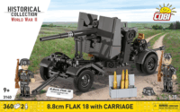Cobi 3140 8.8 cm Flak18 1db figurával 360 darabos építőjáték