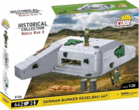 Cobi 3136 Regelbau 667 Német bunker 2 figurával 642 darabos építőjárék