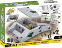 Cobi 3136 Regelbau 667 Német bunker 2 figurával 642 darabos építőjárék