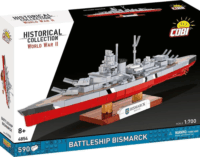 Cobi 4854 Battleship Bismarck Hajó 590 darabos műanyag makett 1:700