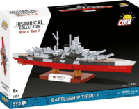 Cobi 4853 Battleship Tirpitz Hajó 593 darabos Műanyag makett 1:700