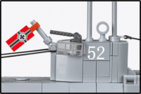 Cobi 4852 U-Boot U-52 (Typ VIIB) Tengeralattjáró 474 darabos műanyag makett 1:144