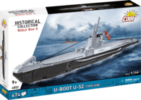 Cobi 4852 U-Boot U-52 (Typ VIIB) Tengeralattjáró 474 darabos műanyag makett 1:144
