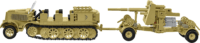 Cobi 3143 Sd.Kfz.8 und 8.8 cm Flak 36 Katonai jármű 2 db figurával 975 darabos építőjáték
