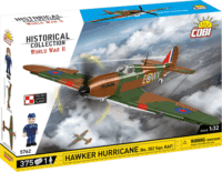 Cobi 5762 Hawker Hurricane (No.302 Sqn.RAF) Repülő pilótával 375 darabos építőjáték