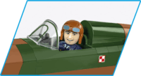 Cobi 5762 Hawker Hurricane (No.302 Sqn.RAF) Repülő pilótával 375 darabos építőjáték