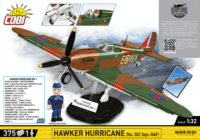 Cobi 5762 Hawker Hurricane (No.302 Sqn.RAF) Repülő pilótával 375 darabos építőjáték