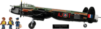 Cobi 5758 Avro Lancaster B. III Dambuster Repülő Executive Edition 3db figurával 1747 darabos építőjáték