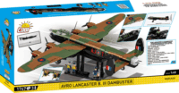 Cobi 5758 Avro Lancaster B. III Dambuster Repülő Executive Edition 3db figurával 1747 darabos építőjáték