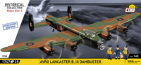 Cobi 5758 Avro Lancaster B. III Dambuster Repülő Executive Edition 3db figurával 1747 darabos építőjáték