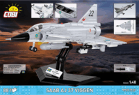 Cobi 5915 Saab AJ 37 Viggen Repülő 881 darabos műanyag makett 1:48