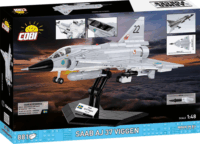Cobi 5915 Saab AJ 37 Viggen Repülő 881 darabos műanyag makett 1:48