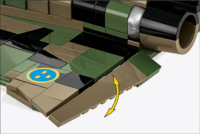 Cobi 5911 Saab AJS 37 Viggen Repülő 911 darabos műanyag makett 1:48