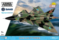 Cobi 5911 Saab AJS 37 Viggen Repülő 911 darabos műanyag makett 1:48