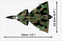 Cobi 5911 Saab AJS 37 Viggen Repülő 911 darabos műanyag makett 1:48