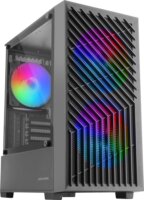 Tacens Mars MC-VORTEX Mini Torony Számítógépház + 3db 120mm FRGB ventilátor - Fekete