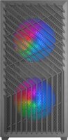 Tacens Mars MC-VORTEX Mini Torony Számítógépház + 3db 120mm FRGB ventilátor - Fekete