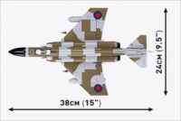 Cobi 5908 F-4M Phantom II (FGR.2) Repülőgép 728 darabos műanyag makett 1:48