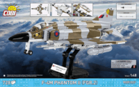 Cobi 5908 F-4M Phantom II (FGR.2) Repülőgép 728 darabos műanyag makett 1:48