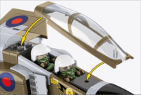 Cobi 5908 F-4M Phantom II (FGR.2) Repülőgép 728 darabos műanyag makett 1:48