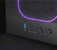 Tacens Mars MC-NEBULA Midi Torony Számítógépház + 4db 120mm ARGB ventilátor - Fekete