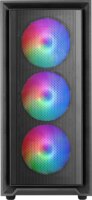 Tacens Mars MC-AIR Midi Torony Számítógépház + 4db 120mm FRGB ventilátor - Fekete