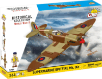 Cobi 5764 Supermarine Spitfire Mk.IXe Repülőgép pilótával 364 darabos építőjáték
