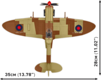 Cobi 5764 Supermarine Spitfire Mk.IXe Repülőgép pilótával 364 darabos építőjáték