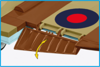 Cobi 5764 Supermarine Spitfire Mk.IXe Repülőgép pilótával 364 darabos építőjáték