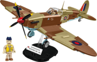 Cobi 5764 Supermarine Spitfire Mk.IXe Repülőgép pilótával 364 darabos építőjáték