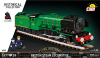 Cobi 6292 Flying Scotsman - British Steam Locomotive Vonat 2db figurával 2677 darabo építőkészlet